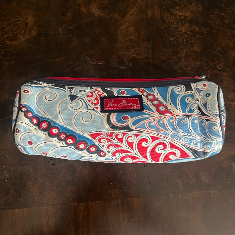 Vera Bradley cylinder pouch
